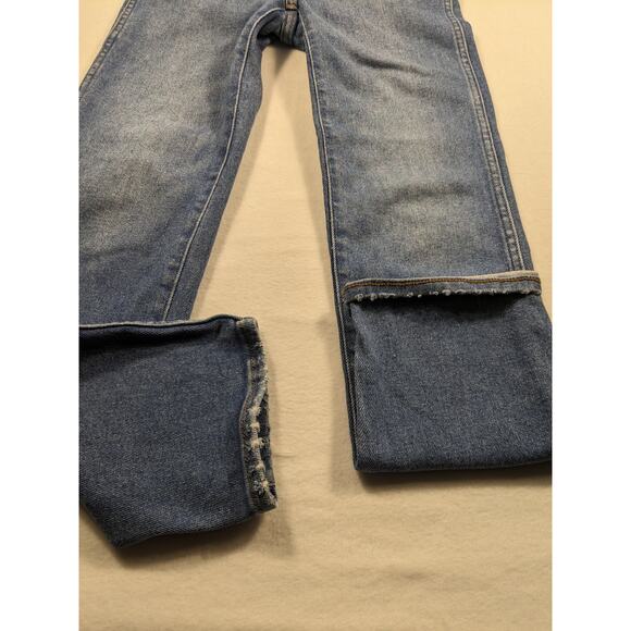 Madewell Jeans Women Size 24 Stovepipe Fair Trade Stretch Straight Crop 90's y2k - Picture 4 of 12